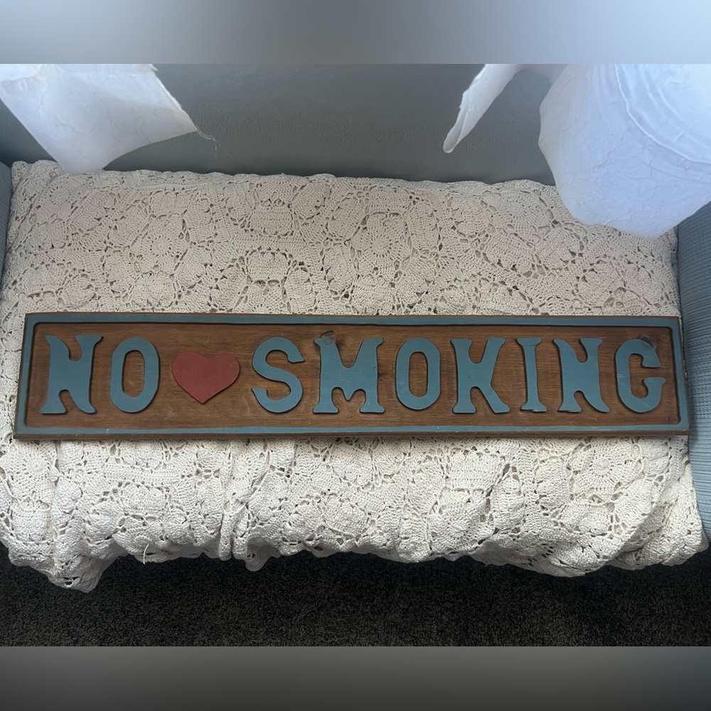 "No Smoking" Vintage Sign
